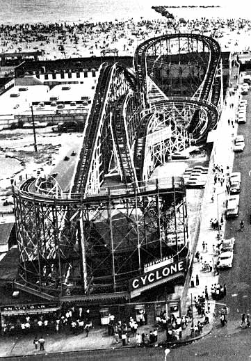 First roller coaster in America opens, June 16, 1884